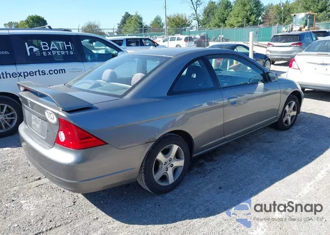 2004 Honda Civic Ex from USA, damaged, VIN 1HGEM21974L006564